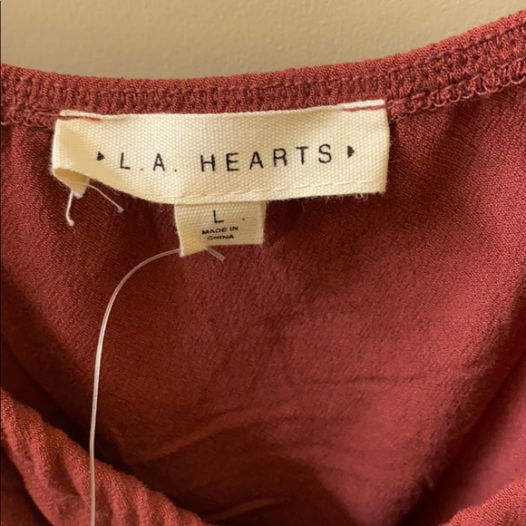 L.A. Hearts Cropped Tank Top - Picture 3 of 4